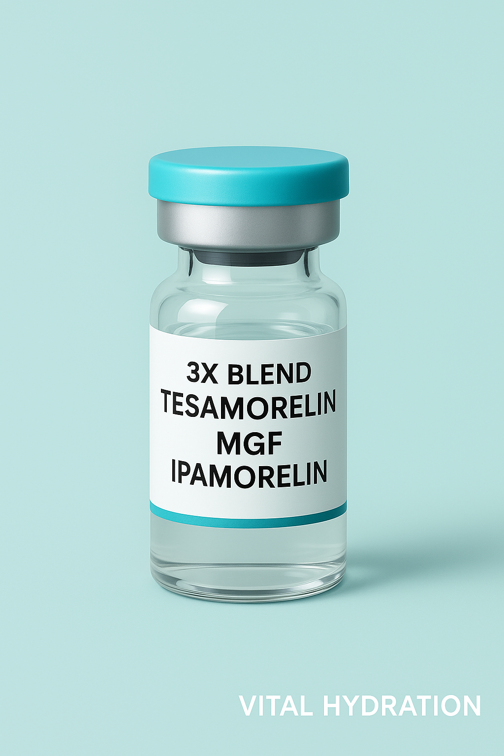 Blend: Tesamorelin (5mg) / MGF (500mcg) / Ipamorelin (2.5mg)