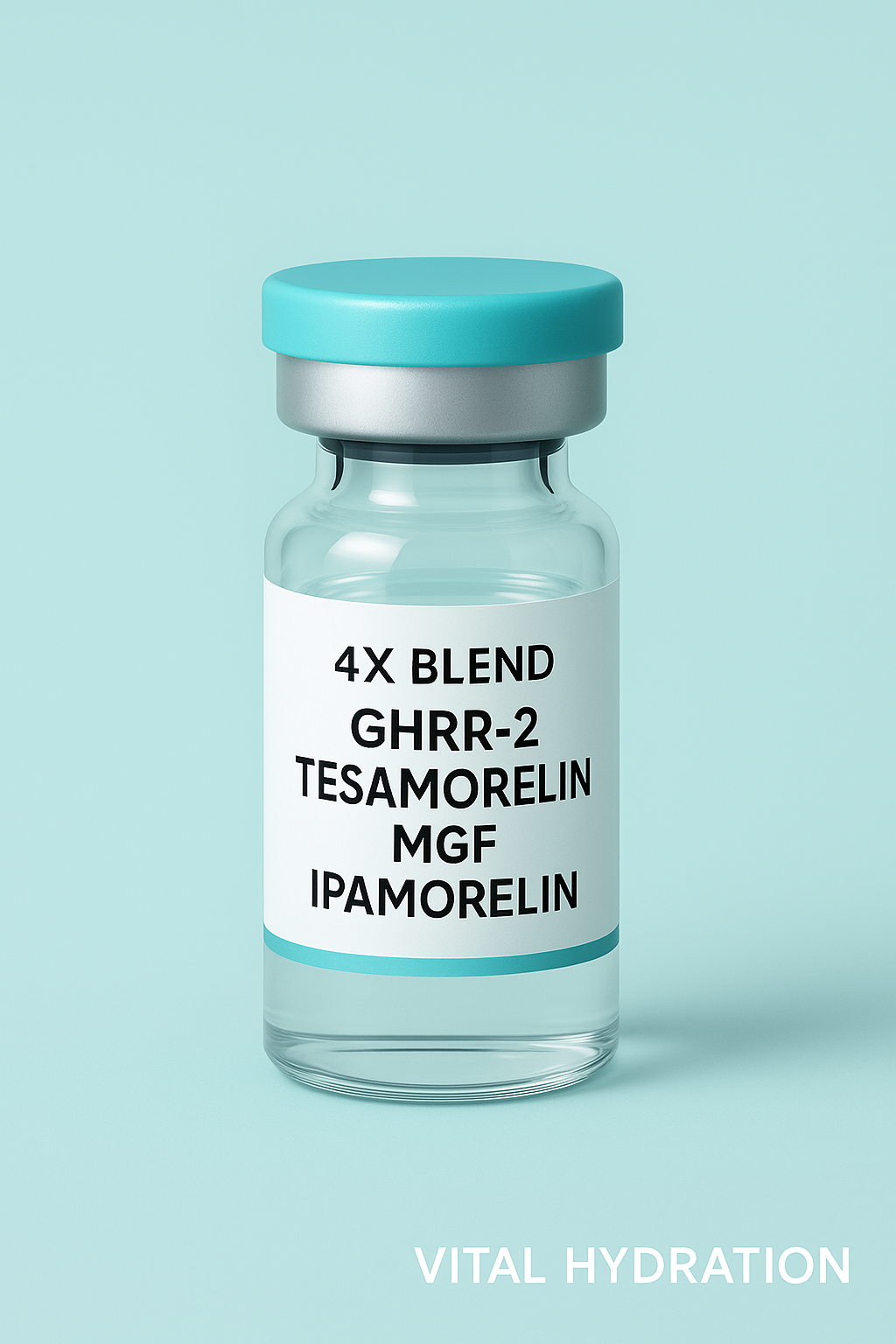 Blend: GHRP-2 (5mg) / Tesamorelin (5mg) / MGF (500mcg) / Ipamorelin (2.5mg)